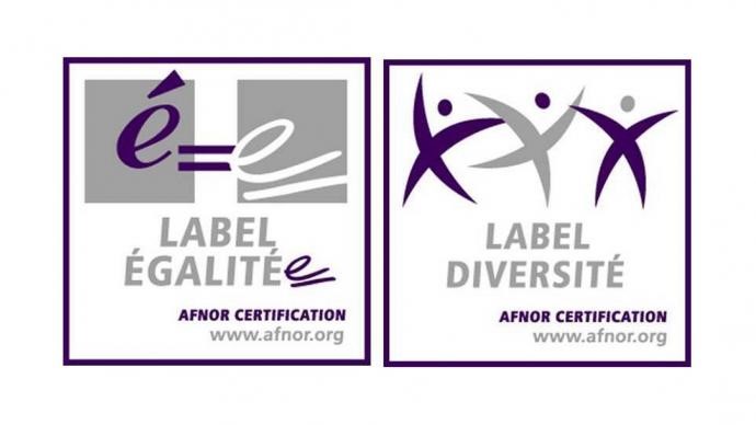 Les deux logos de la certification AFNOR.