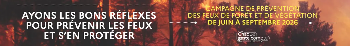 Pr&eacute;vention des feux de for&ecirc;t